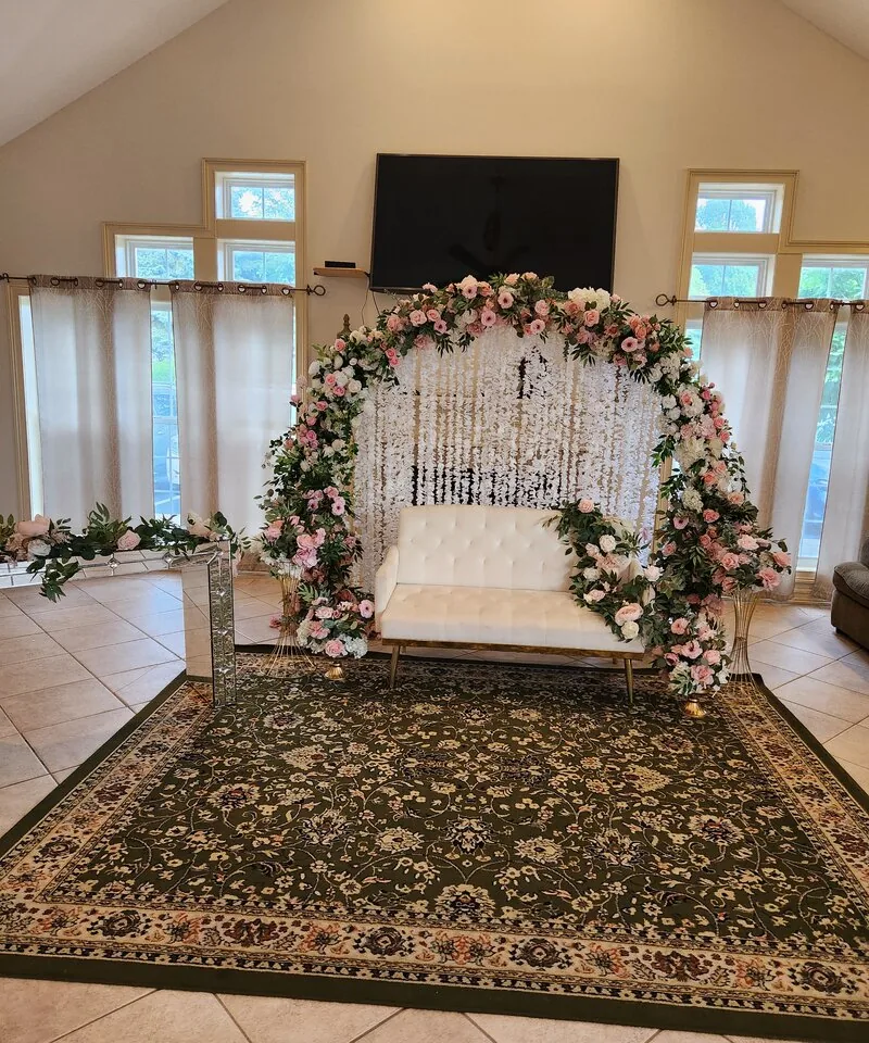 Floral arch for Sikh wedding Columbus